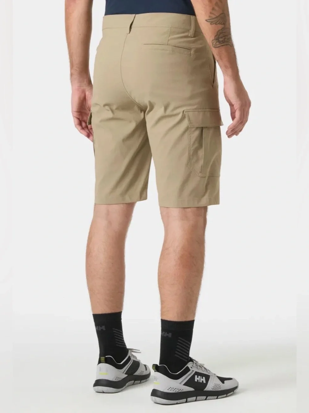 Helly Hansen Men’s Quick Dry 11” Cargo Shorts In Pebble Coastal Sailing Marine